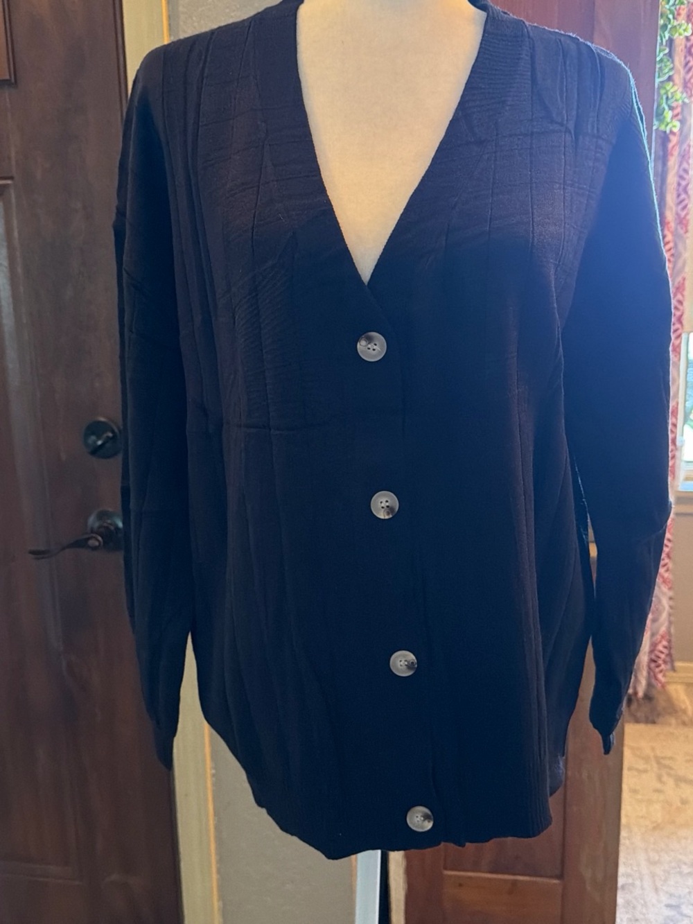 Women’s Large Black Cardigan- NWOT